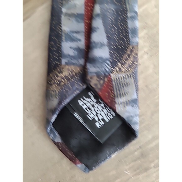 4 Mens Nike Ties, Various Design, Red, Blue, Gray - Picture 4 of 5